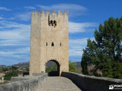 Comarca Bureba-Raíces de Castilla; patones pueblo viajes en grupos monasterio rascafria puente en di